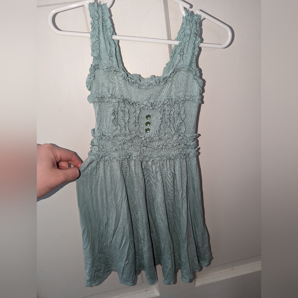 Matilda Jane Serendipity Baby Little Girl Light Blue Dress Size 18 Months